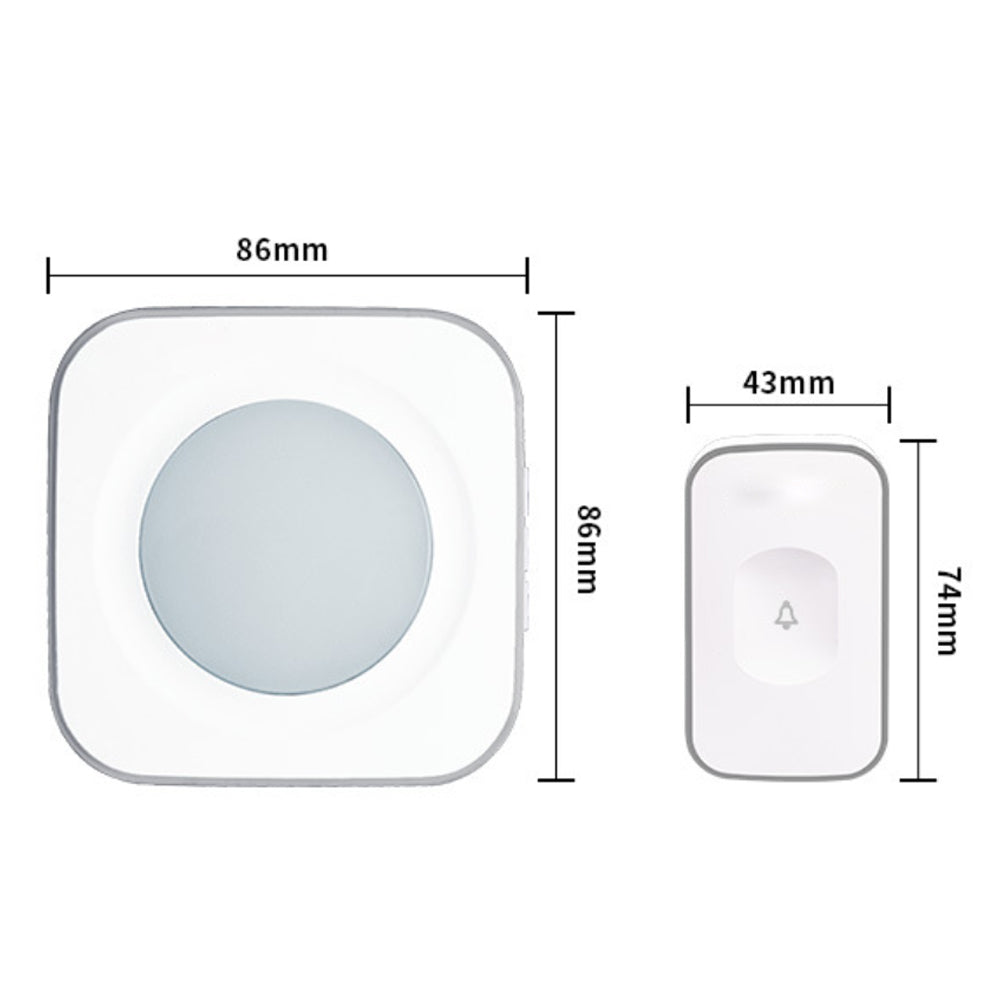 Battery Operated Wireless Doorbell primesupplyuk