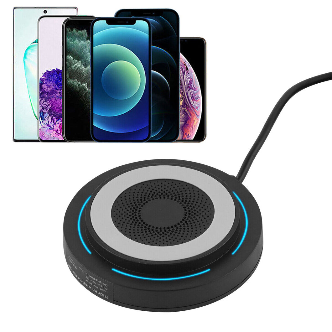 Under the Table Invisible Mobile Wireless Charging Station