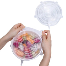 6 Pcs Reusable Silicone Stretch Lids