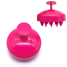 Soft Silicone Bristles Shampoo Brush Hair Scalp Scrubber Massager