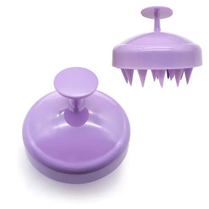 Soft Silicone Bristles Shampoo Brush Hair Scalp Scrubber Massager