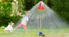 Outdoor Water Spray Rotating Rocket Sprinkler Toy