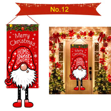 Christmas Hanging Flag Porch Door Banner