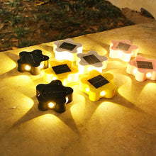 4PCS Outdoor Garden Solar Light Atmosphere Wall Lamp