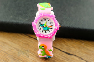3D Dinosaur Silicone Kids' Quartz Watch