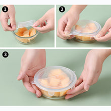 6 Pcs Reusable Silicone Stretch Lids