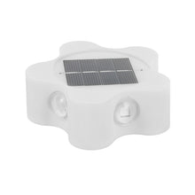 4PCS Outdoor Garden Solar Light Atmosphere Wall Lamp
