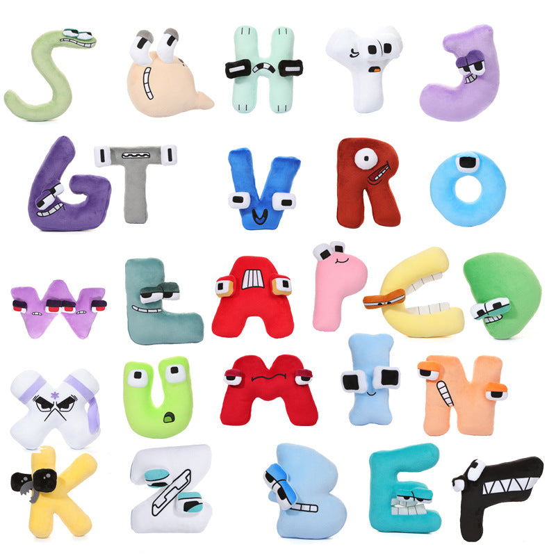 Alphabet Plush Stuffed Doll