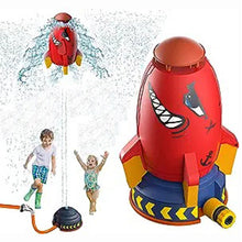 Outdoor Water Spray Rotating Rocket Sprinkler Toy