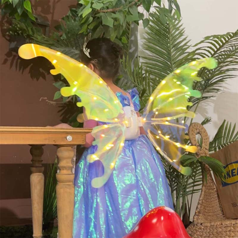 DIY Assembly LED Fairy Elf Wings Cosplay Dress Up