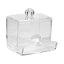 Clear Cosmetic Box Acrylic Q-tip Storage Jar