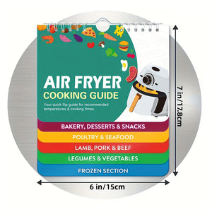 Air Fryer Cheat Table Magnet Cooking Guide Booklet_15