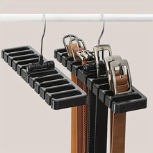 1pc Multi-functional Foldable Belts Storage Hanger With Slot_9