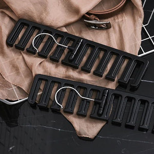 1pc Multi-functional Foldable Belts Storage Hanger With Slot_12