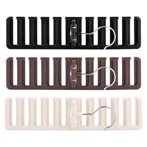 1pc Multi-functional Foldable Belts Storage Hanger With Slot_2
