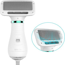 Temperature Adjustable Portable and Quiet Pet Hair Dryer with Brush_2