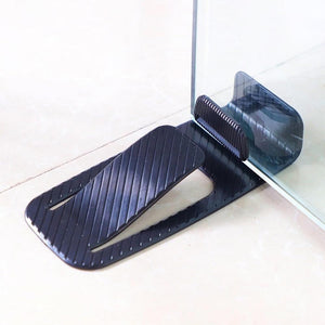 Plastic Safety Door Stop Wall Protector Wedge Holder_3