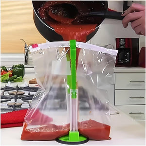 1pc Kitchen Adjustable Freshness Bag Holder_9