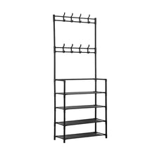 4/5 Layers Free Standing Storage Shelves Entrance Coat Rack_22