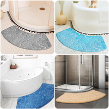 Quick Dry Water Absorbent Shower Carpet with Cobblestone Pattern_9