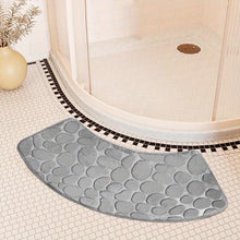Quick Dry Water Absorbent Shower Carpet with Cobblestone Pattern_7