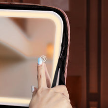 LED Travel Makeup Case with Adjustable Dividers and Mirror_9