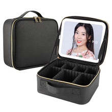LED Travel Makeup Case with Adjustable Dividers and Mirror_14