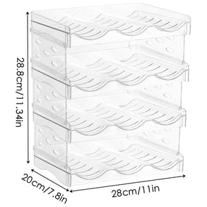 Space-Saving Tire Stackable Water Bottle Organizer Rack - Holds 6/8/12/16 Bottles Securely_14