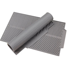 Silicon Dish Drying Mat with Drain Lip in 3 Sizes_3