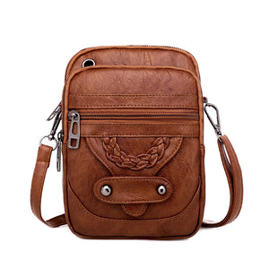 Retro Square Crossbody Phone Bag Women's Daily Versatile Shoulder Bag_1