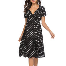 Vintage Print Puff Sleeve Casual Square Collar Floral Long Dress