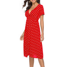 Vintage Print Puff Sleeve Casual Square Collar Floral Long Dress