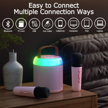 Mini Portable Karaoke Wireless Loudspeaker with Microphone_13