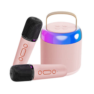 Mini Portable Karaoke Wireless Loudspeaker with Microphone_4