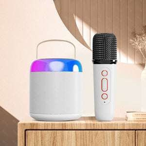 Mini Portable Karaoke Wireless Loudspeaker with Microphone_8