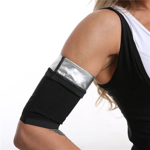Sweat Shaper Compression Sauna Sweat Bands Women's Arm Toner Sleeves or Waist Trainer Sauna Belt_8