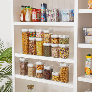 7 Piece Stackable Clear Airtight Food Storage Containers_6