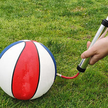 Durable Aluminium-alloy Tube Fast Air Inflator with Needle, Nozzle and Extension Hose_2