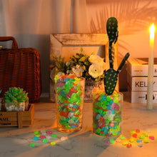 Solar Powered Glow in the Dark Garden Pebbles Garden Décor_12