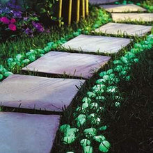 Solar Powered Glow in the Dark Garden Pebbles Garden Décor_15