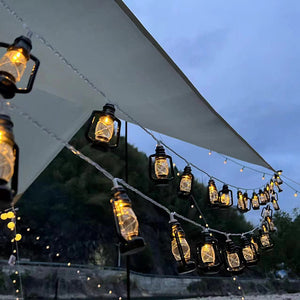 LED Retro Oil Lamp Garden String Lights_9