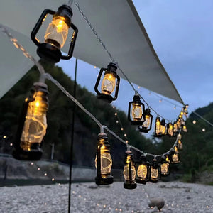 LED Retro Oil Lamp Garden String Lights_0