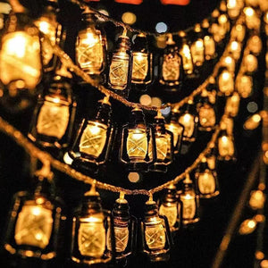 LED Retro Oil Lamp Garden String Lights_1