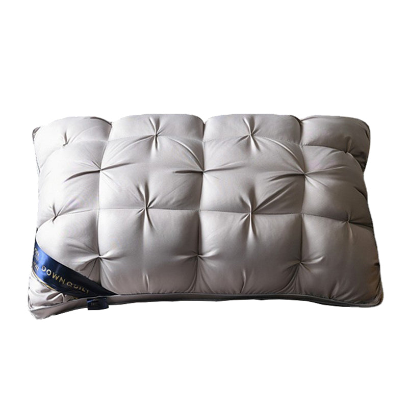 48x74cm Twist Flower 3D Bread Feather Velvet Elastic Pillow_0