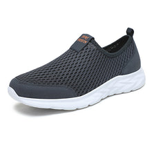Slip On Fabric Upper Mens Breathable Knit Sneakers_6