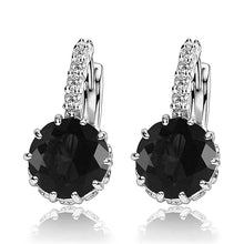 Hoop Crystal Stud Earrings_2