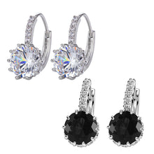 Hoop Crystal Stud Earrings_22