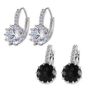 Hoop Crystal Stud Earrings_22