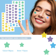 112 Pieces of Colorful Face and Skin Spot Stickers_5