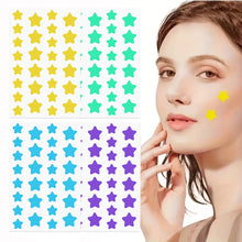 112 Pieces of Colorful Face and Skin Spot Stickers_0